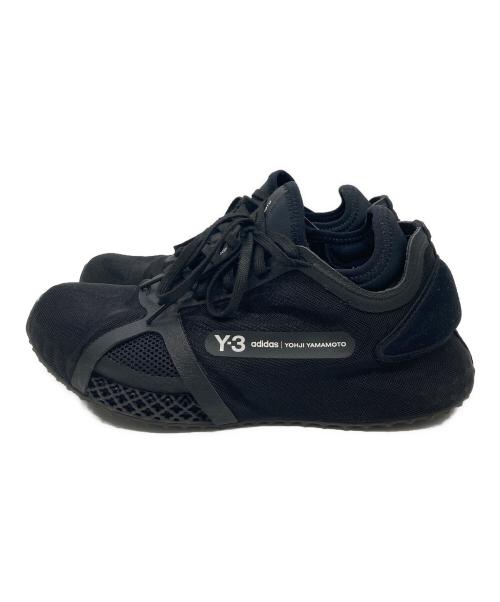 Y-3×adidas（ワイスリー×アディダス）Y-3×adidas (ワイスリー×アディダス) ランナー4D IOW ローカットスニーカー ブラック サイズ:US8.5/UK8/EU42/JP26.5の古着・服飾アイテム