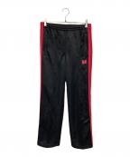 Needlesニードルズ）の古着「ストレートトラックパンツ」｜ブラック×ピンク