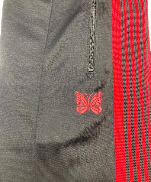 Needles（ニードルズ）Needles (ニードルズ) ストレートトラックパンツ ブラック×ピンク サイズ:Ｓの古着・服飾アイテム