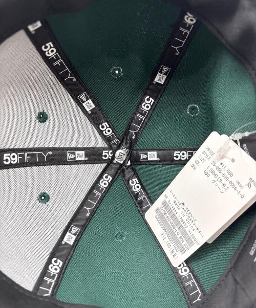 New Era（ニューエラ）New Era (ニューエラ) キャップ グリーン サイズ:7 2/1の古着・服飾アイテム