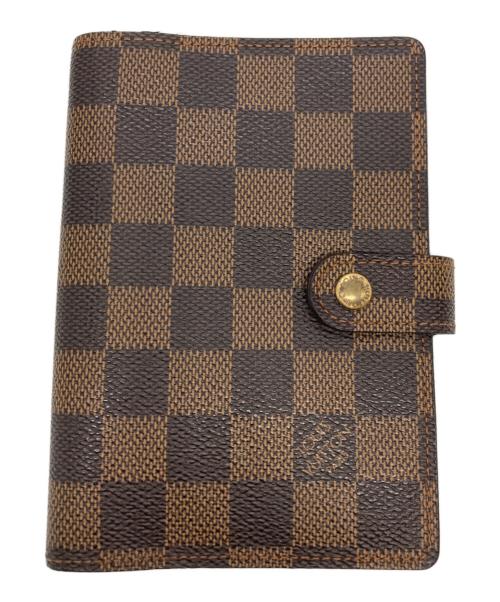 LOUIS VUITTON（ルイ ヴィトン）LOUIS VUITTON (ルイ ヴィトン) 手帳カバー / アジェンダPM / ダミエ ブラウンの古着・服飾アイテム