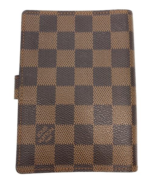 LOUIS VUITTON（ルイ ヴィトン）LOUIS VUITTON (ルイ ヴィトン) 手帳カバー / アジェンダPM / ダミエ ブラウンの古着・服飾アイテム