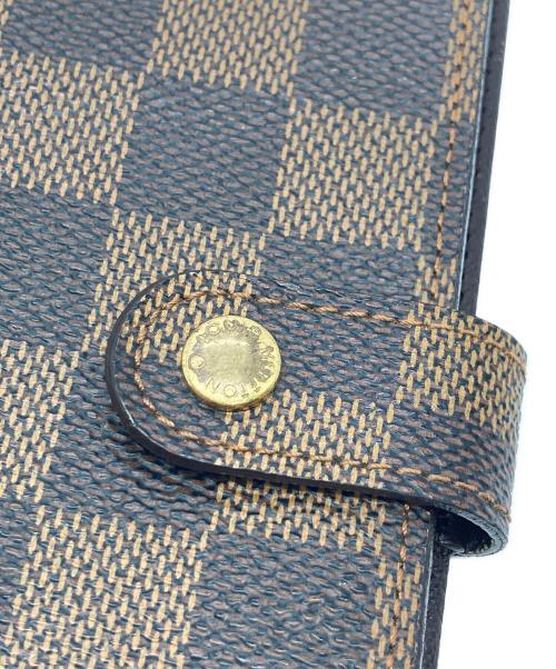 LOUIS VUITTON（ルイ ヴィトン）LOUIS VUITTON (ルイ ヴィトン) 手帳カバー / アジェンダPM / ダミエ ブラウンの古着・服飾アイテム