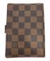 LOUIS VUITTON (ルイ ヴィトン) 手帳カバー / アジェンダPM / ダミエ ブラウン：12000円