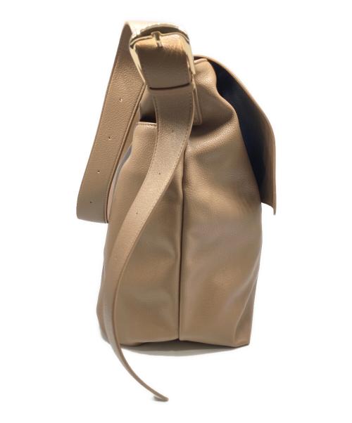 s.oyamada*SLOBE（エス ドット ヤマダスローブ）s.oyamada*SLOBE (エス ドット ヤマダスローブ) フェイクレザーバッグ ベージュの古着・服飾アイテム