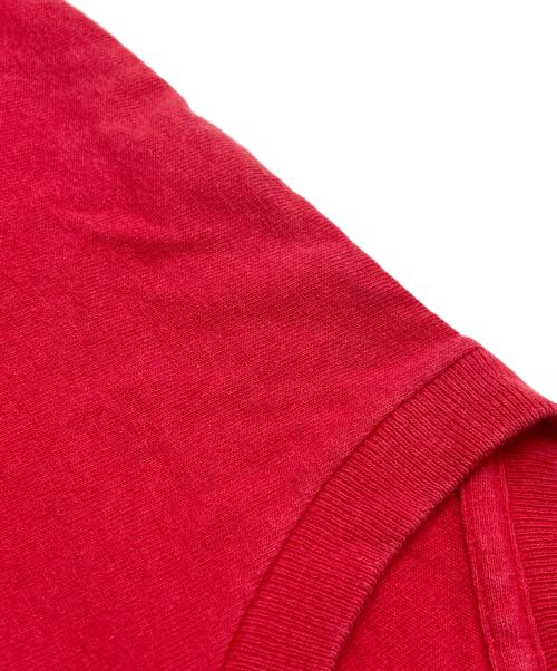 stussy（ステューシー）stussy (ステューシー) SKULL Stay in OLD School オールドプリントTシャツ レッド サイズ:Lの古着・服飾アイテム