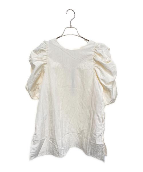 willfully（ウィルフリー）willfully (ウィルフリー) volume gather half sleeve zip イエロー サイズ:FREEの古着・服飾アイテム