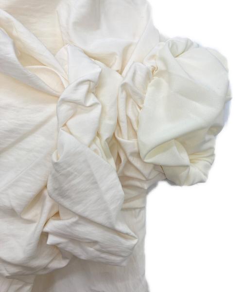 willfully（ウィルフリー）willfully (ウィルフリー) volume gather half sleeve zip イエロー サイズ:FREEの古着・服飾アイテム