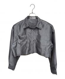 PRANK PROJECT（プランクプロジェクト）の古着「Double Collar Cropped Shirt」｜グレー