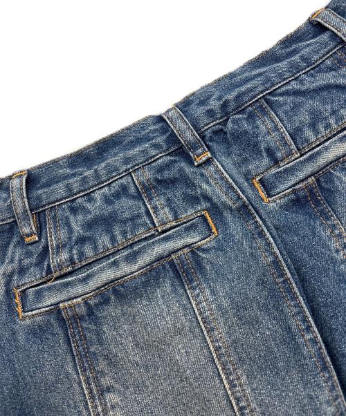PRANK PROJECT（プランクプロジェクト）PRANK PROJECT (プランクプロジェクト) Wavy Hem Denim Skirt インディゴ サイズ:38の古着・服飾アイテム