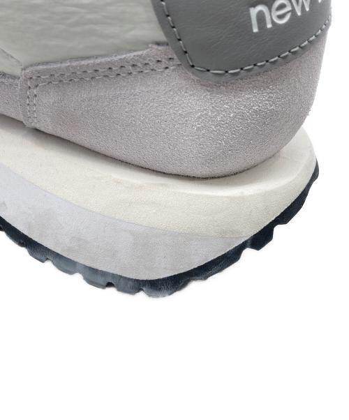 NEW BALANCE（ニューバランス）NEW BALANCE (ニューバランス) ローカットスニーカー グレー×ホワイト サイズ:23.5㎝の古着・服飾アイテム