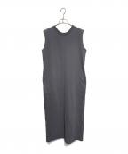 CITYSHOPシティショップ）の古着「ノースリーブワンピース」｜グレー