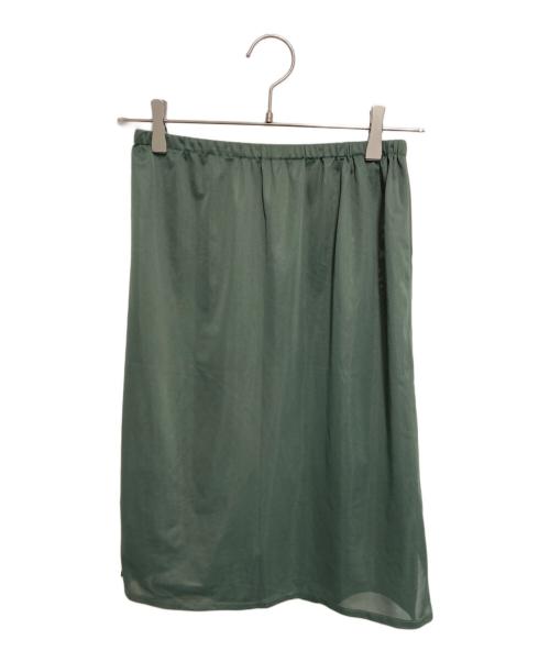 JOURNAL STANDARD（ジャーナルスタンダード）JOURNAL STANDARD (ジャーナルスタンダード) フリンジジャガードタイトスカート グリーン サイズ:FREEの古着・服飾アイテム