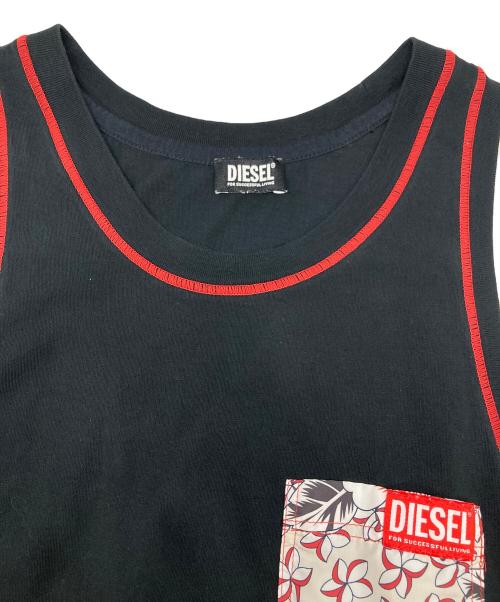 DIESEL（ディーゼル）DIESEL (ディーゼル) タンクトップ ブラック サイズ:FREEの古着・服飾アイテム