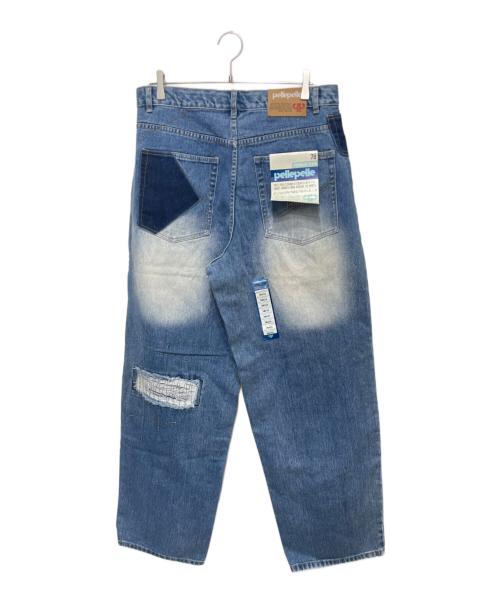 pellepelle（ペレペレ）pellepelle (ペレペレ) デニムパンツ インディゴ サイズ:W36L34の古着・服飾アイテム