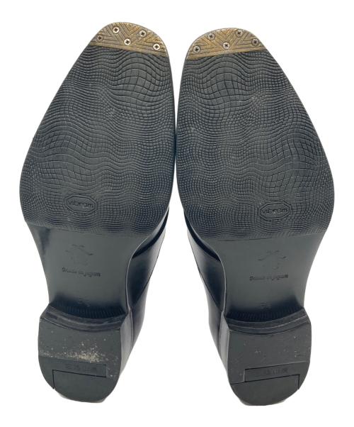 三陽山長（サンヨウヤマチョウ）三陽山長 (サンヨウヤマチョウ) コインローファー ブラック サイズ:6 1/2の古着・服飾アイテム