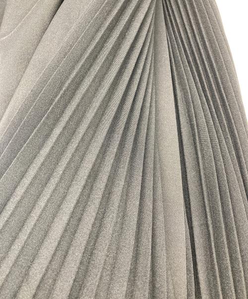 STUDIOUS（ステュディオス）STUDIOUS (ステュディオス) ドライツイルサイドプリーツワンピース ブラック サイズ:2の古着・服飾アイテム