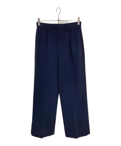Spick and Span（スピック＆スパン）Spick and Span (スピックアンドスパン) ダブルクロスツータックパンツ ネイビー サイズ:38の古着・服飾アイテム