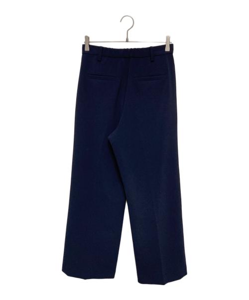 Spick and Span（スピック＆スパン）Spick and Span (スピックアンドスパン) ダブルクロスツータックパンツ ネイビー サイズ:38の古着・服飾アイテム