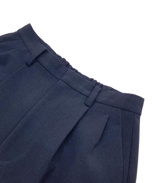 Spick and Span（スピック＆スパン）Spick and Span (スピックアンドスパン) ダブルクロスツータックパンツ ネイビー サイズ:38の古着・服飾アイテム