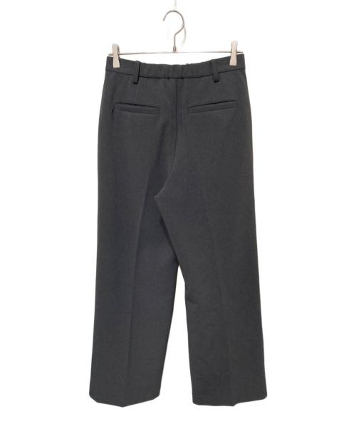 Spick and Span（スピック＆スパン）Spick and Span (スピックアンドスパン) ダブルクロスツータックパンツ グレー サイズ:38の古着・服飾アイテム