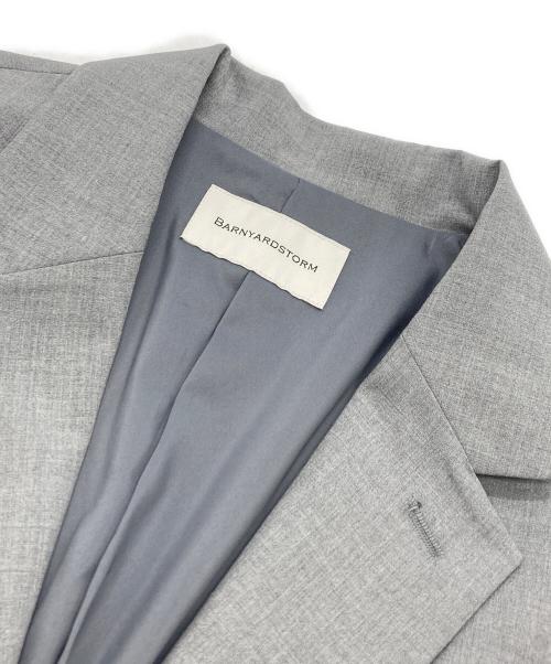 BARNYARDSTORM（バンヤードストーム）BARNYARDSTORM (バンヤードストーム) ゴールドボタン テーラードジャケット グレー サイズ:1 未使用品の古着・服飾アイテム