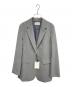 BARNYARDSTORM（バンヤードストーム）の古着「ゴールドボタン テーラードジャケット」｜グレー