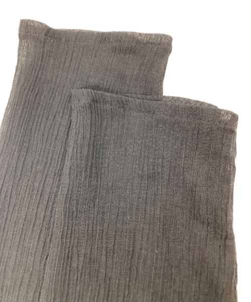 BEAUTY&YOUTH（ビューティーアンドユース）BEAUTY&YOUTH (ビューティーアンドユース) クレープ クルーネックカーディガン ブラック サイズ:FREEの古着・服飾アイテム