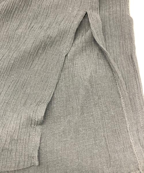 BEAUTY&YOUTH（ビューティーアンドユース）BEAUTY&YOUTH (ビューティーアンドユース) クレープ クルーネックカーディガン ブラック サイズ:FREEの古着・服飾アイテム