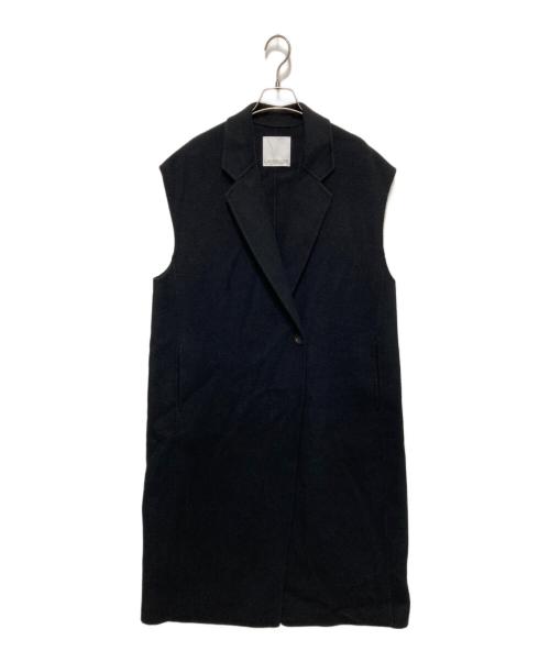 journal standard L'essage（ジャーナルスタンダード レサージュ）journal standard L'essage (ジャーナルスタンダード レサージュ) スーパー140ウール リバーベスト ブラック サイズ:表記なしの古着・服飾アイテム