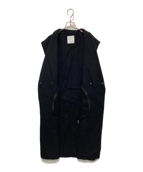 journal standard L'essage（ジャーナルスタンダード レサージュ）journal standard L'essage (ジャーナルスタンダード レサージュ) スーパー140ウール リバーベスト ブラック サイズ:表記なしの古着・服飾アイテム