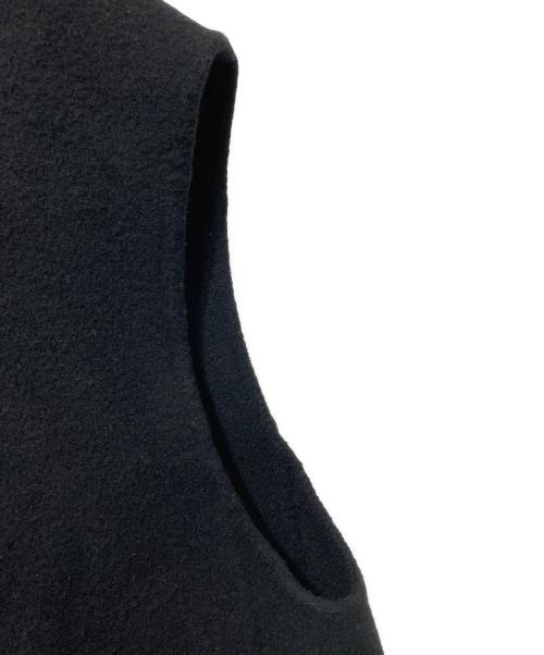 journal standard L'essage（ジャーナルスタンダード レサージュ）journal standard L'essage (ジャーナルスタンダード レサージュ) スーパー140ウール リバーベスト ブラック サイズ:表記なしの古着・服飾アイテム