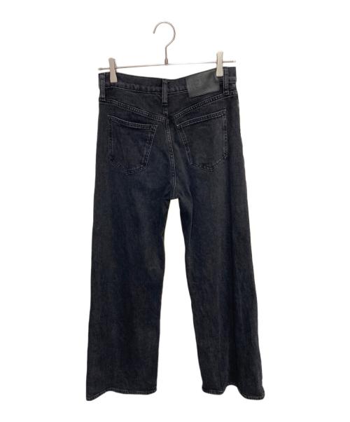 Calvin Klein（カルバンクライン）Calvin Klein (カルバンクライン) CK ハイライズワイドフィットジーンズ グレー サイズ:W27の古着・服飾アイテム