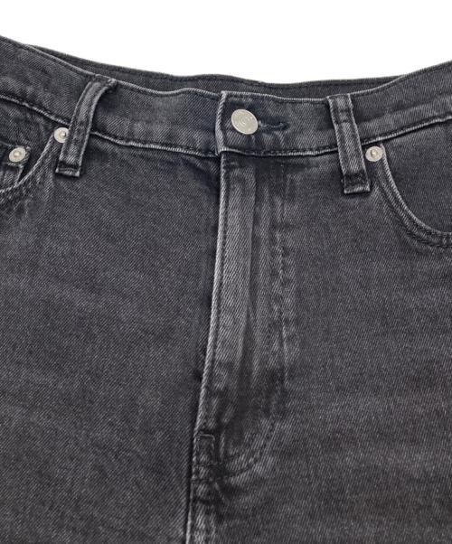 Calvin Klein（カルバンクライン）Calvin Klein (カルバンクライン) CK ハイライズワイドフィットジーンズ グレー サイズ:W27の古着・服飾アイテム