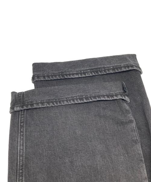 Calvin Klein（カルバンクライン）Calvin Klein (カルバンクライン) CK ハイライズワイドフィットジーンズ グレー サイズ:W27の古着・服飾アイテム