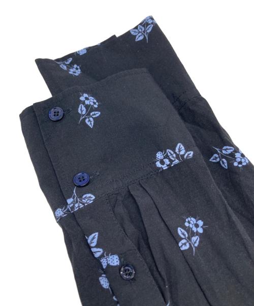 maison kitsune（メゾンキツネ）MAISON KITSUNE (メゾンキツネ) スタンドカラーシャツ ブラック サイズ:36の古着・服飾アイテム