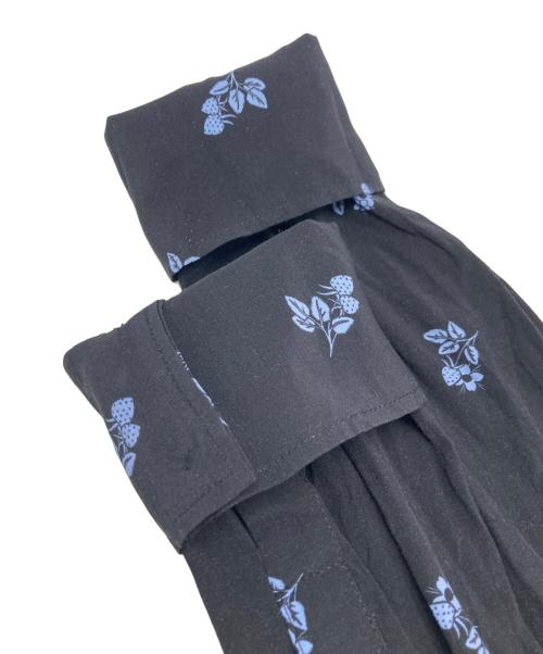 maison kitsune（メゾンキツネ）MAISON KITSUNE (メゾンキツネ) スタンドカラーシャツ ブラック サイズ:36の古着・服飾アイテム