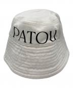 patouパトゥ）の古着「コットンバケットハット」｜ホワイト