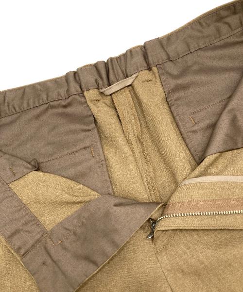 green label relaxing（グリーンレーベルリラクシング）green label relaxing (グリーンレーベルリラクシング) JUSTFIT Wライク セットアップ ブラウン サイズ:Ｍの古着・服飾アイテム