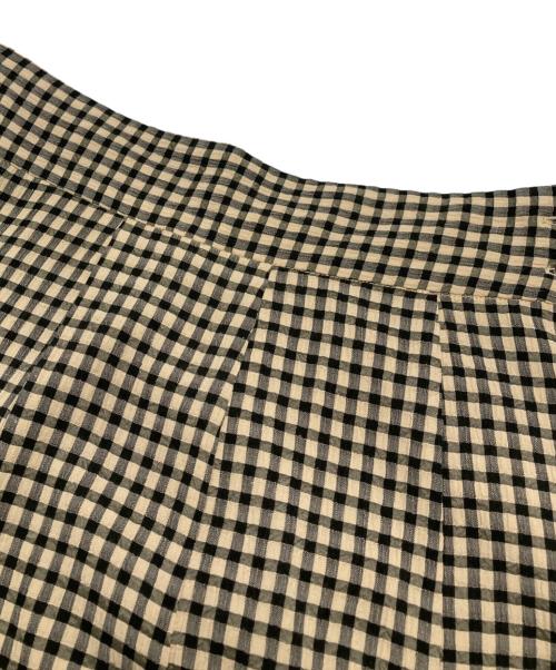 JOURNAL STANDARD（ジャーナルスタンダード）JOURNAL STANDARD (ジャーナルスタンダード) ギンガムチェックフレアスカート ベージュ サイズ:FREEの古着・服飾アイテム