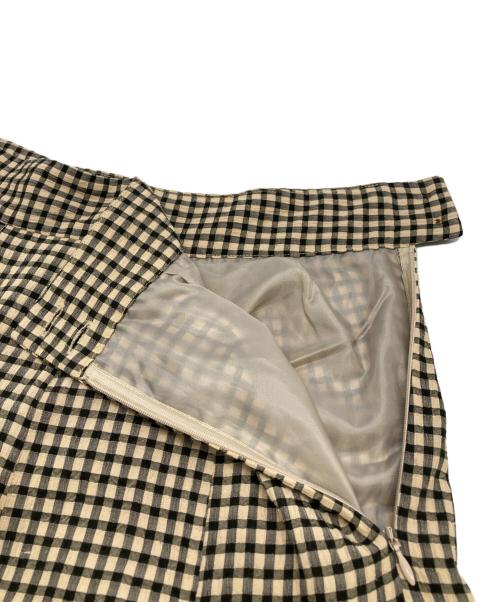 JOURNAL STANDARD（ジャーナルスタンダード）JOURNAL STANDARD (ジャーナルスタンダード) ギンガムチェックフレアスカート ベージュ サイズ:FREEの古着・服飾アイテム