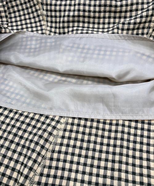 JOURNAL STANDARD（ジャーナルスタンダード）JOURNAL STANDARD (ジャーナルスタンダード) ギンガムチェックフレアスカート ベージュ サイズ:FREEの古着・服飾アイテム