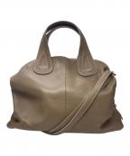 MILLELA FIRENZEミレッラフィレンツェ）の古着「2WAYレザーバッグ」｜ブラウン