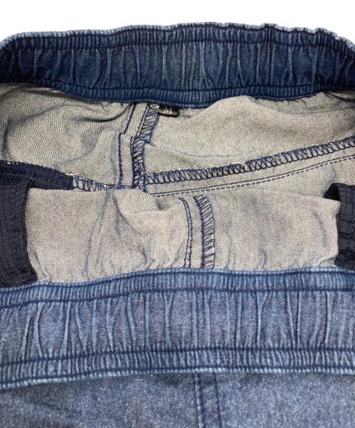 JAPAN MADE屋（ジャパンメイドヤ）JAPAN MADE屋 (ジャパンメイドヤ) 和紙デニムショートパンツ インディゴ サイズ:Ｍの古着・服飾アイテム