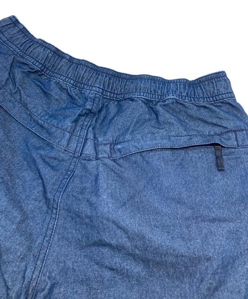 JAPAN MADE屋（ジャパンメイドヤ）JAPAN MADE屋 (ジャパンメイドヤ) 和紙デニムショートパンツ インディゴ サイズ:Ｍの古着・服飾アイテム