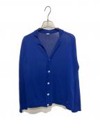 45Rフォーティファイブ・アール）の古着「アイスコットンのスキッパーニットカーディガン」｜ブルー
