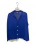 45R（フォーティファイブ・アール）の古着「アイスコットンのスキッパーニットカーディガン 」｜ブルー