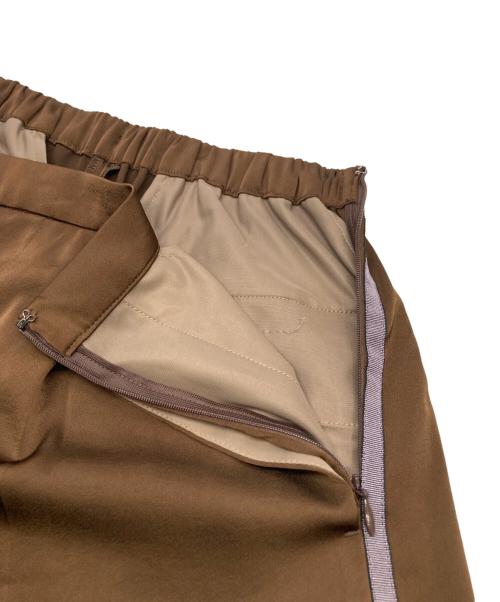 JOURNAL STANDARD（ジャーナルスタンダード）JOURNAL STANDARD (ジャーナルスタンダード) 【&FUNCTION】【接触冷感/洗える】マットサテンワイドパンツ ブラウン サイズ:36の古着・服飾アイテム