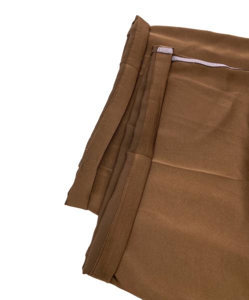 JOURNAL STANDARD（ジャーナルスタンダード）JOURNAL STANDARD (ジャーナルスタンダード) 【&FUNCTION】【接触冷感/洗える】マットサテンワイドパンツ ブラウン サイズ:36の古着・服飾アイテム