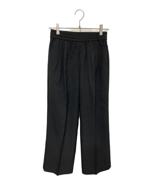 JOURNAL STANDARD relume（ジャーナルスタンダード レリューム）JOURNAL STANDARD relume (ジャーナルスタンダード レリューム) マットウースフレアタックパンツ ブラック サイズ:36の古着・服飾アイテム